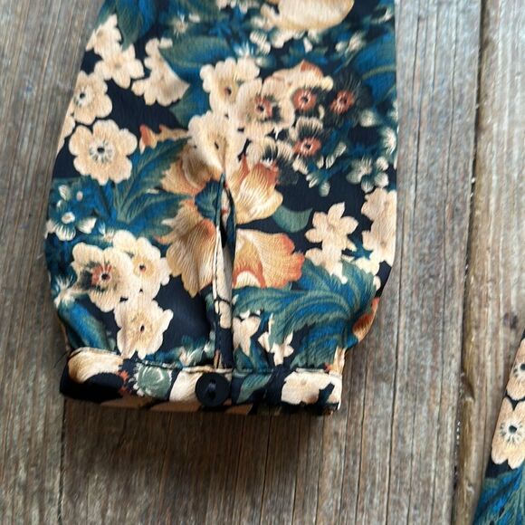 NWOT Zara Floral Polka Dot Wrap Mini Dress - Picture 6 of 11